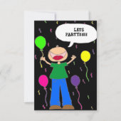 Laat ons feest kaart (Voorkant)