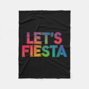 Laat ons feest vieren cinco de mayo mexicaans fees fleece deken