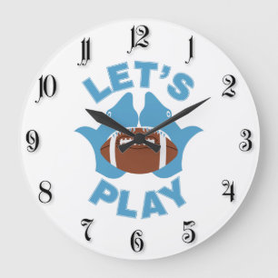 Laat ons football spelen grote klok