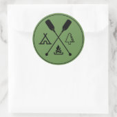 Laat ons gaan Camping Sticker (Tas)