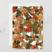 Laat ons gebastde geroosterde Thanksgiving in Turk Kaart (Achterkant)