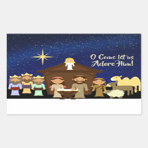 Laat ons hem aanbidden, Kerstmis Geboorte