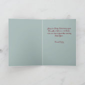 Laat ons hem Wenskaart aanprijzen Kaart (Binnen)