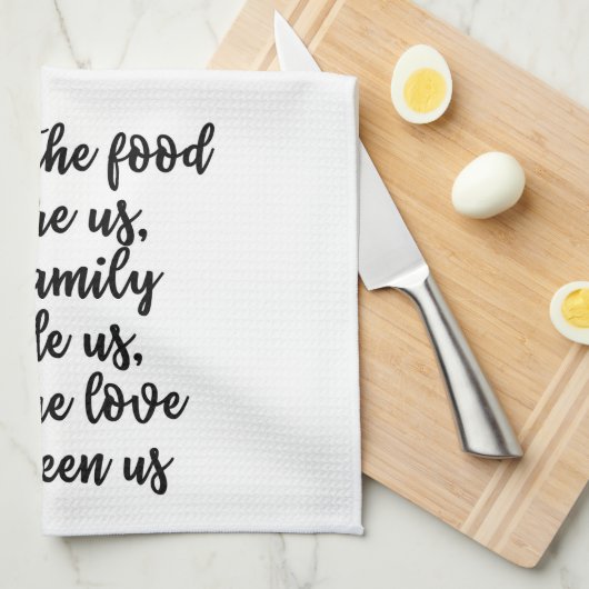 Laat ons het eten voor ons halen Towel Theedoek (Quarter Fold)