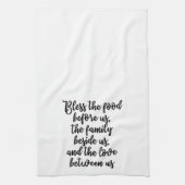 Laat ons het eten voor ons halen Towel Theedoek (Verticaal)