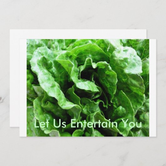 Laat ons je vermaken kaart (Voorkant / Achterkant)