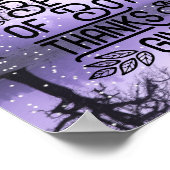 Laat ons leven vol staan met zowel bedankt als gev poster (Hoek)