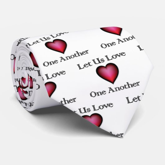 Laat ons liefdesStropdas Stropdas (Opgerold)