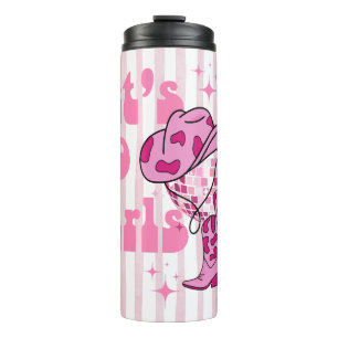 Laat ons meiden naar Disco Cowgirl Bachelorette Thermosbeker