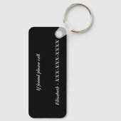 Laat ons met brandon gaan FJB Red White Blue Stars Sleutelhanger (Achterkant)