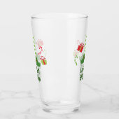 Laat ons met de humoristische kerstman komen glas (Links)