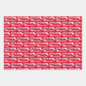 Laat ons met kerst gaan inpakpapier vel (Voorkant 2)