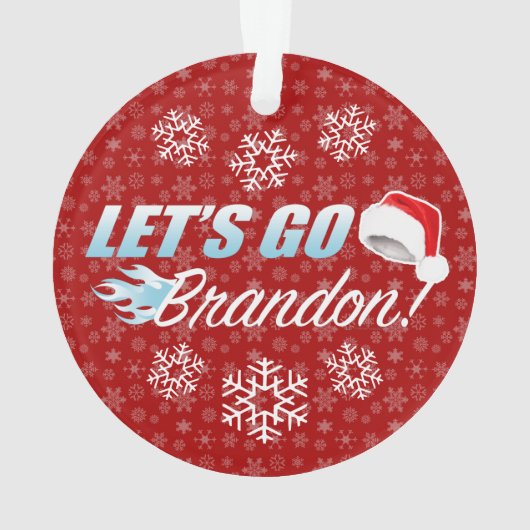 Laat ons met kerst gaan ornament (achterkant)