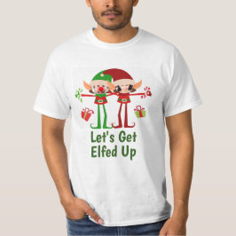 Laat ons met kerstcadeautjes komen op persoonlijke t-shirt
