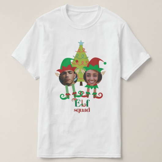Laat ons met kerstcadeautjes komen op persoonlijke t-shirt (Design voorkant)