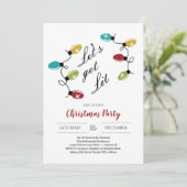 Laat ons met Kerstmis gaan Kaart (Staand voorkant)