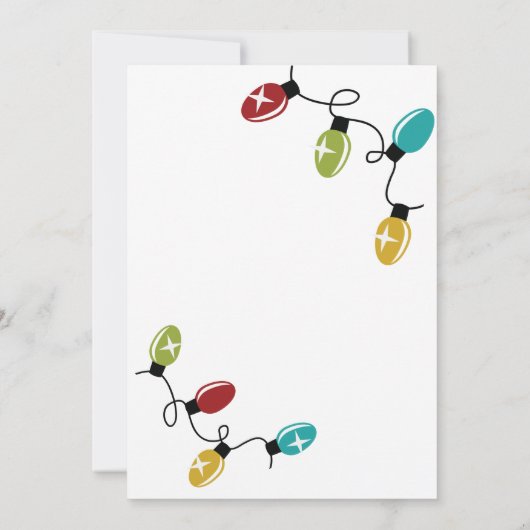 Laat ons met Kerstmis gaan Kaart (Achterkant)