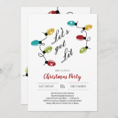 Laat ons met Kerstmis gaan Kaart (Voorkant / Achterkant)