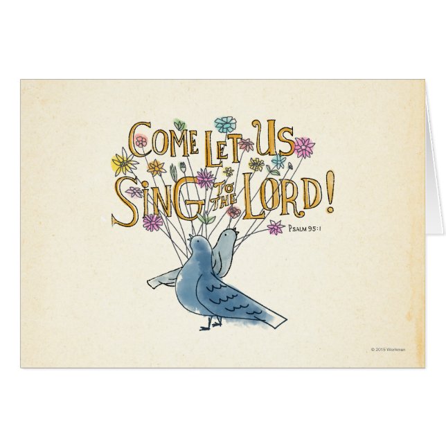 Laat ons naar de Heer zingen (Voorkant Horizontaal)