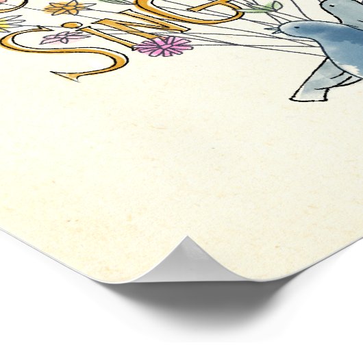 Laat ons naar de Heer zingen Poster (Hoek)