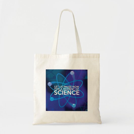 LAAT ONs NU EEN MOMENT VAN WETENSCHAP NEMEN Tote Bag (Voorkant)