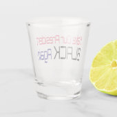 Laat ons President weer zwart maken Obama politiek Shot Glas (Achterkant)