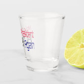 Laat ons President weer zwart maken Obama politiek Shot Glas (Rechts)