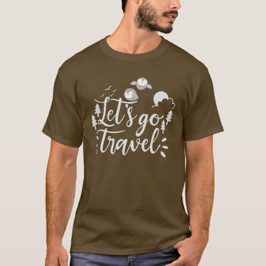 Laat ons reizen met de liefdevolle uil Kawaii T-shirt (Voorkant)