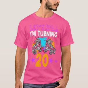 Laat Ons Rollen Ik Word 20 Roller Schaatsers Verja T-shirt