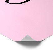 Laat ons spektaky script pastel roze halloween kri poster (Hoek)