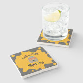 Laat ons Spooky Stone Onderzetter krijgen (Zijkant)