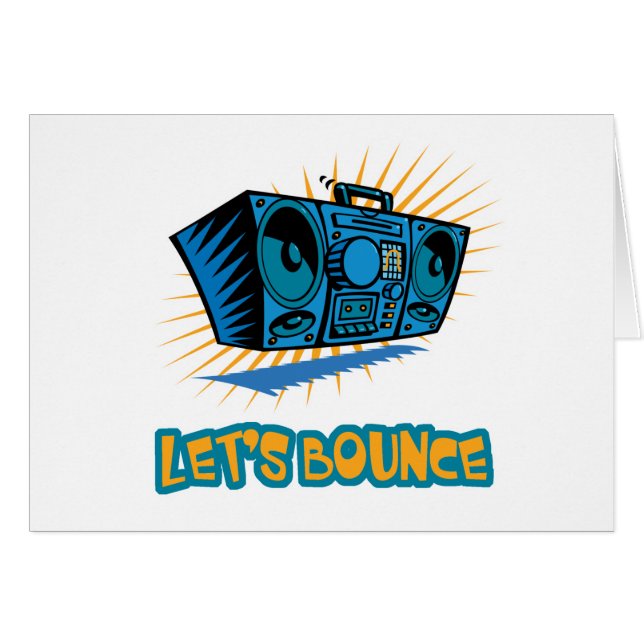 Laat Ons Springen Boom Box (Voorkant Horizontaal)