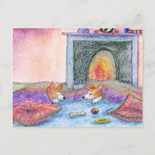 Laat ons weten wanneer de lente opduikt briefkaart