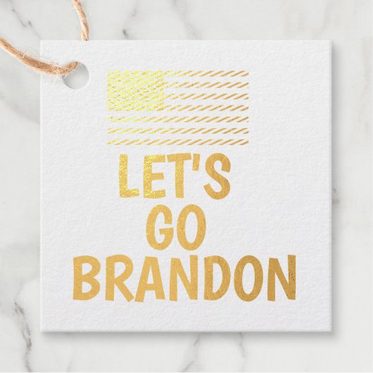 LAAT ONZ BRANDON GOUDFOLIE CADAARTJES BEDANKJES LABELS (Voorkant)