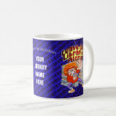 Laat onze bibliotheken met rust! koffiemok (Voorkant rechts)