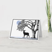 Laat Oogst Winterzonnewende Kaart (Voorkant)