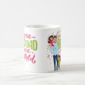 Laat papa glimlachen Unieke Vaderdag Koffiemok (Center)