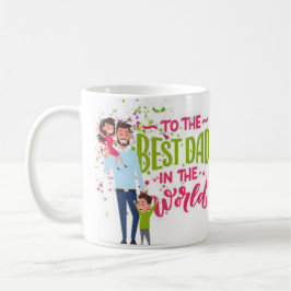 Laat papa glimlachen Unieke Vaderdag Koffiemok