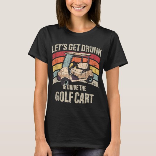 Laat Par Funny Golf Player Gift T-shirt (Voorkant)