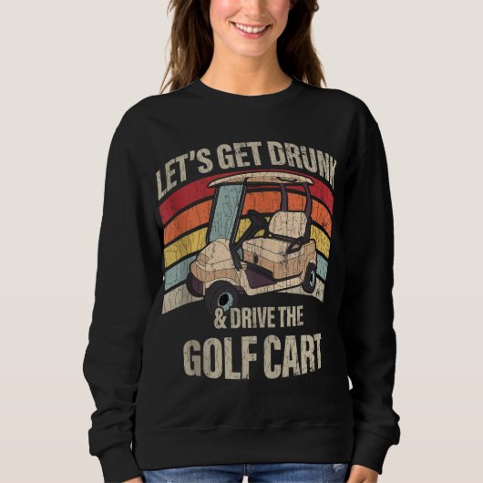 Laat Par Funny Golf Player Gift Trui (Voorkant)