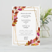 Laat paren de balie van de bruiloft van de balie b kaart (Staand voorkant)