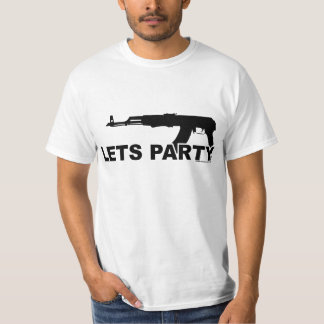 Laat partij AK47 zwart T-shirt