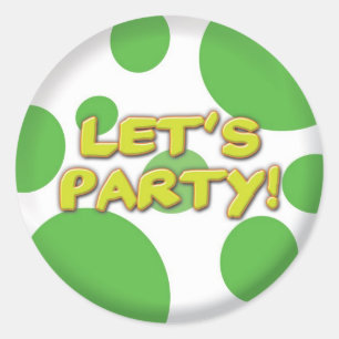 Laat partij Groene Vlekken sticker