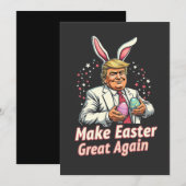 Laat Pasen weer groot worden Pasen Trump Eieren  Feestdagenkaart (Voorkant / Achterkant)