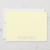 Laat Pawty Birthday Party-honden Kaart (Achterkant)