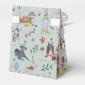 Laat Pawty Blue Dog Puppy Verjaardagsfeestje Dank Bedankdoosjes (Achterkant)