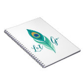 Laat Peacock-doether los Notitieboek (Rechterzijde)