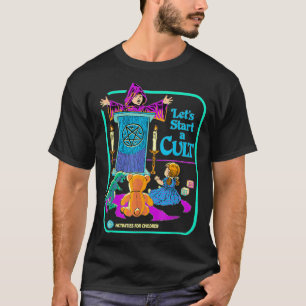 Laat Plat Begin een Cult T-shirt
