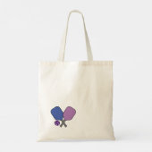 Laat Play Pickleball Tote Bag (Achterkant)