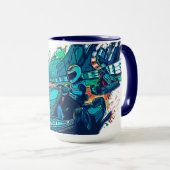 Laat Race. - Go Kart Racers Mok (Voorkant rechts)